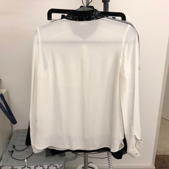 Kate spade button up sequin collar blouse XS - Picture 8 of 16